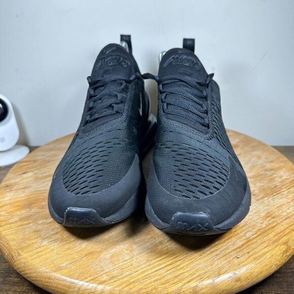 Nike Air Max 270 Women's Size 9.5 Black White Shoe Sneakers AH6789-006 - Picture 2 of 8